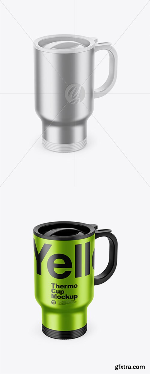 Metallic Thermo Cup Mockup 38530