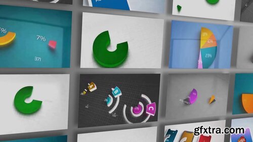 Videohive - 3D Pie Chart Infographics - 24079113