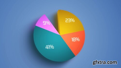 Videohive - 3D Pie Chart Infographics - 24079113