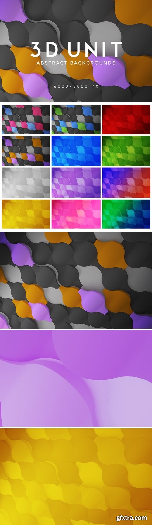 3D Unit Abstract Backgrounds 2