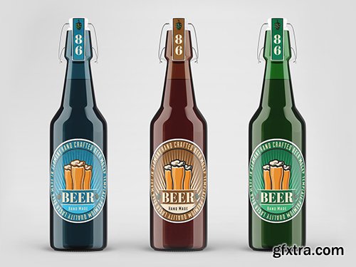 Beer Bottle Mockup 256531418