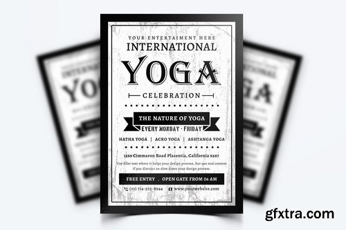 Yoga Flyers Pack