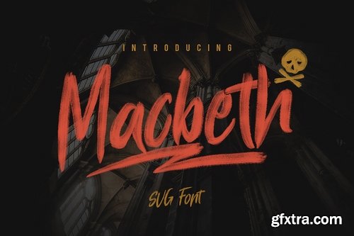 Macbeth Typeface - SVG Font