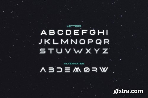 CM - Polaris - Futuristic Font 3933010