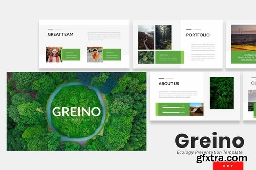 Greino - Nature Powerpoint Google Slides and Keynote Templates