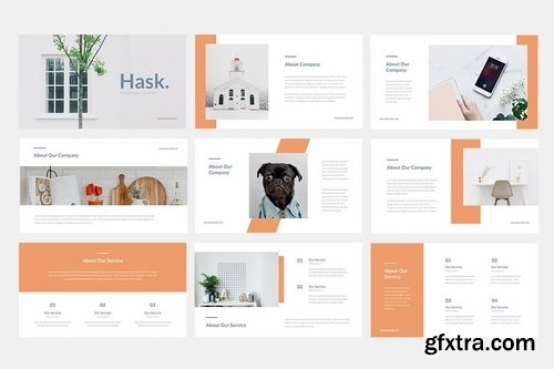 Hask - Corporate Powerpoint Google Slides and Keynote Templates