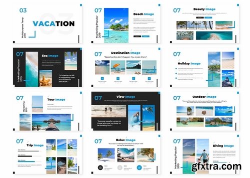 Vacation - Powerpoint Google Slides and Keynote Templates