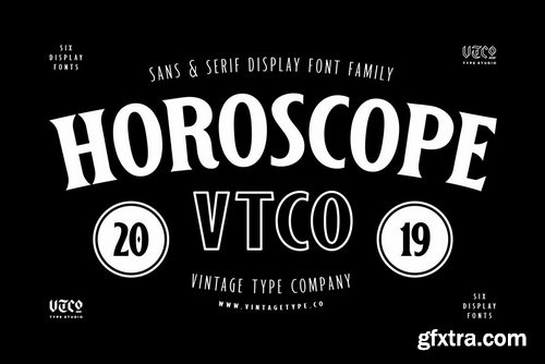 VTC Horoscope Font Family