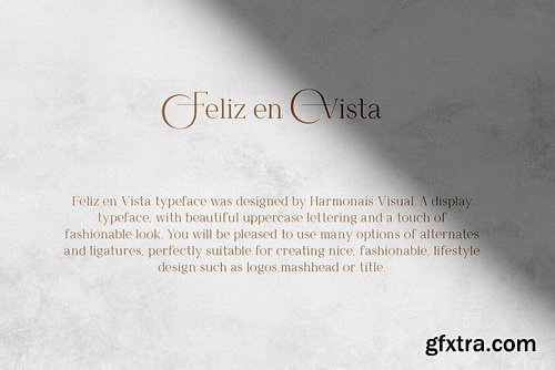 Feliz en Vista Font Family