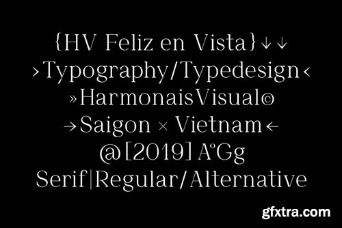 Feliz en Vista Font Family