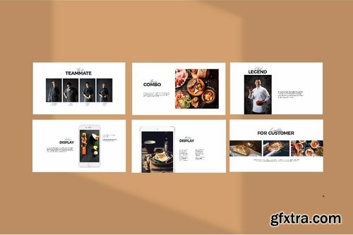 Digger Recipe Menu Powerpoint and Keynote Templates