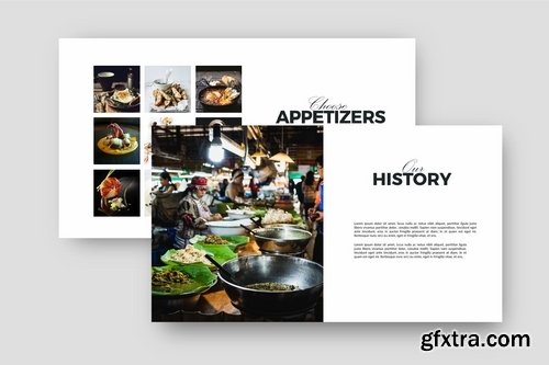 Digger Recipe Menu Powerpoint and Keynote Templates