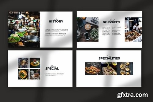 Digger Recipe Menu Powerpoint and Keynote Templates