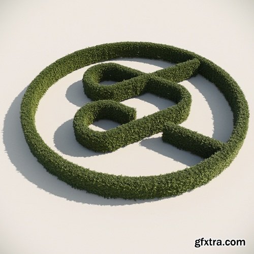 Bushes & Hedges for 3ds Max (Railclone pro/lite ready)