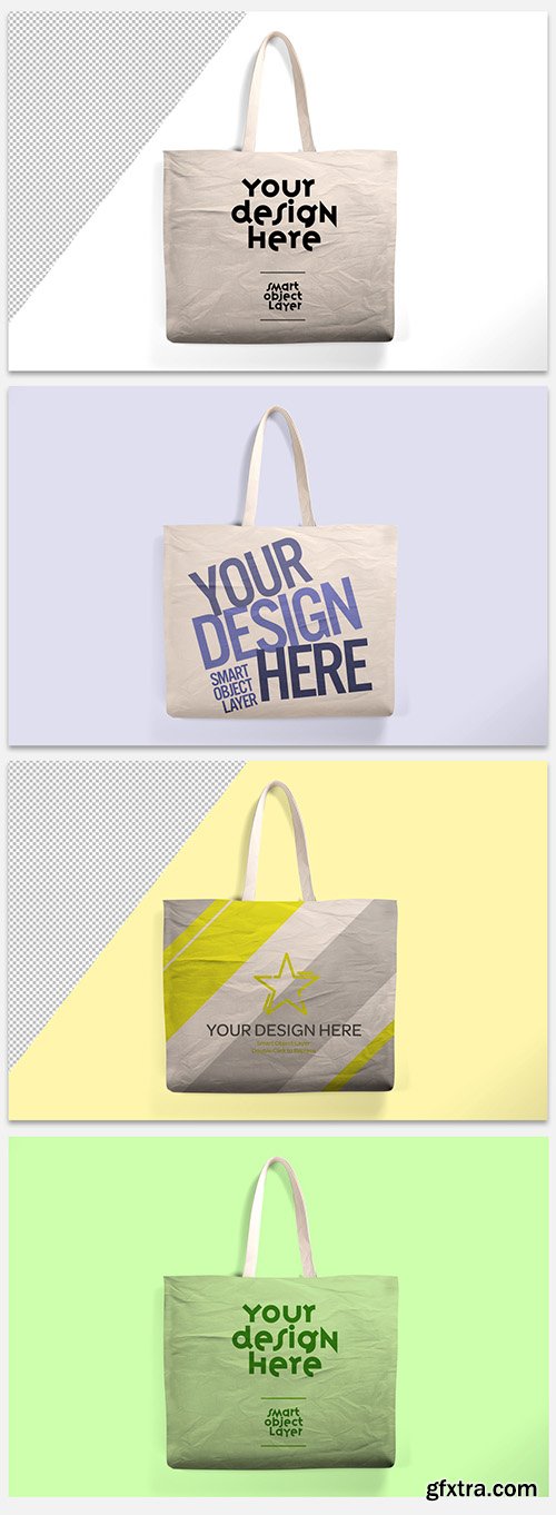 Beige Canvas Tote Bag Mockup 278105930