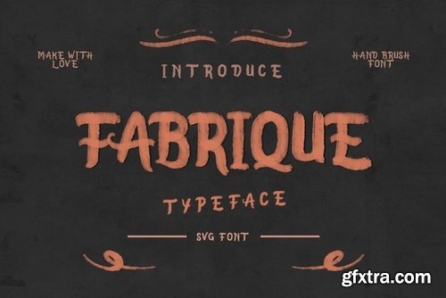 CM - FABRIQUE Typeface - SVG Font 3331083