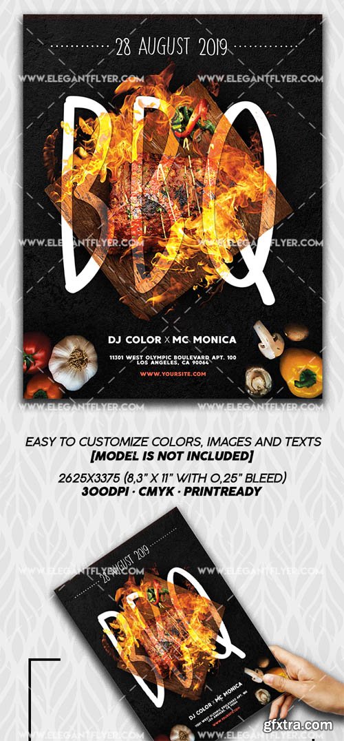 Sunday BBQ V7 2019 PSD Flyer Template