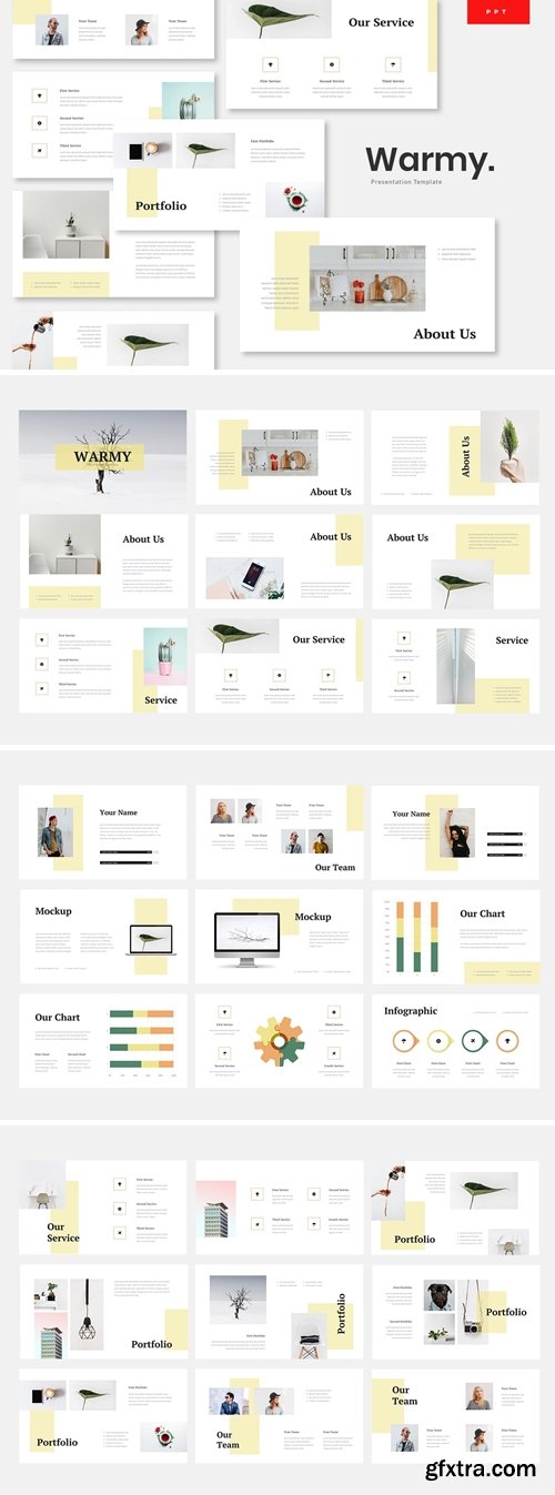 Warmy - Minimalist Powerpoint, Keynote and Google Slides Templates