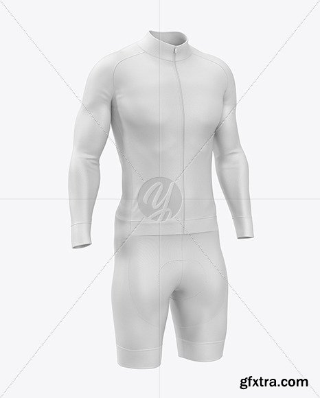 Men’s Cycling Kit Mockup 46328