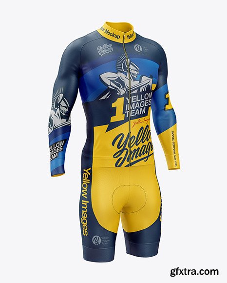 Men’s Cycling Kit Mockup 46328