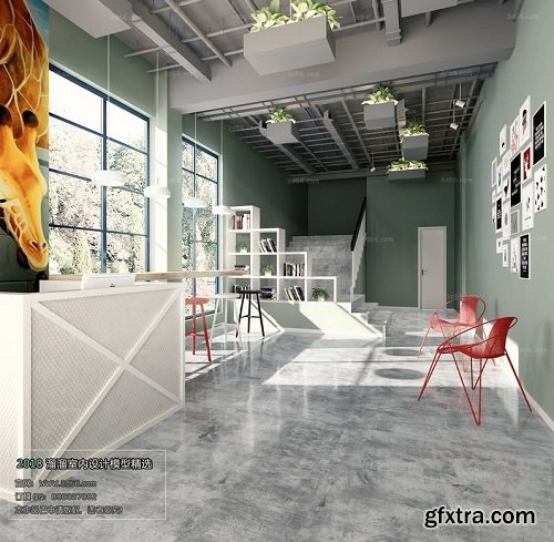 Modern Style Show Room Interior Scene 04