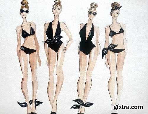 Fashion Illustration for Beginners - Swimwear