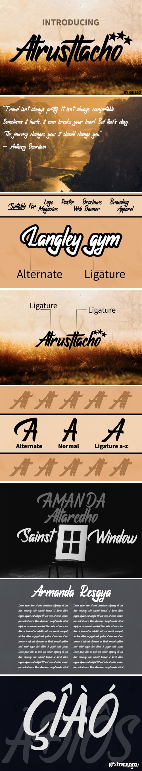 Atrusttacho Font