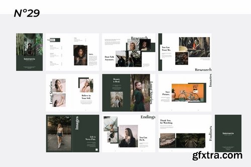 Intersects - Minimal Magazine Template