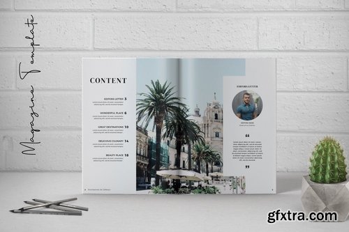 Place Magazine Template Lookbook