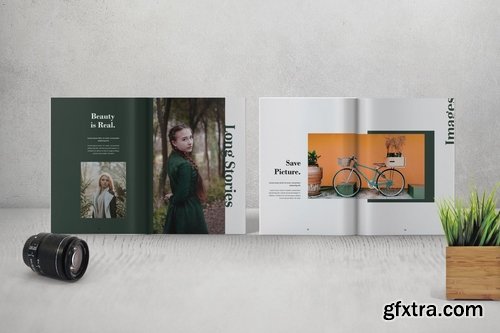 Intersects - Minimal Magazine Template