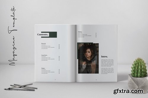 Intersects - Minimal Magazine Template