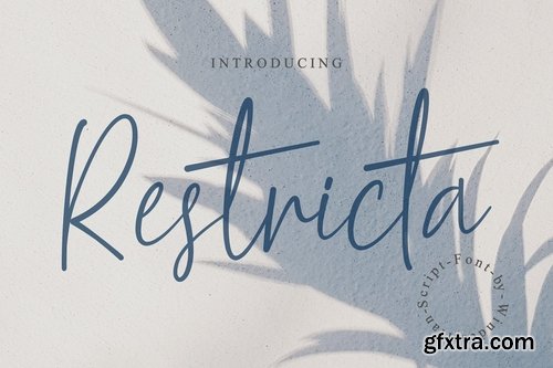 CM - Restricta Script Font 3929729