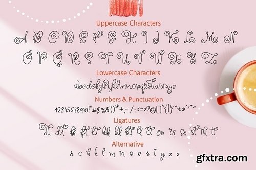 CM - Circle Around handwritten Kids Font 3940322