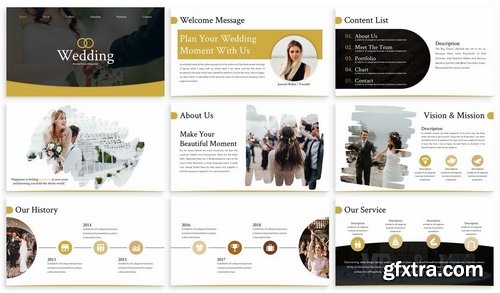 Wedding - Glamour Powerpoint Template