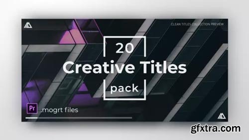 Videohive - Minimal Clean Titles | For Premiere Pro - 23251128