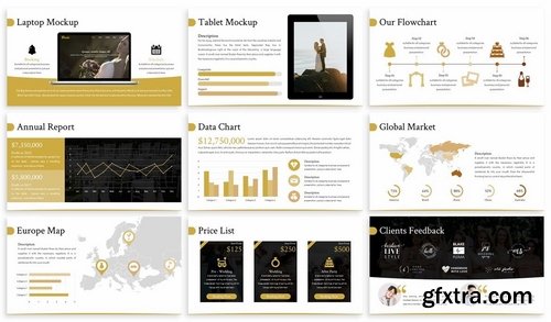 Wedding - Glamour Powerpoint Template