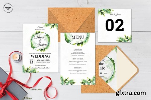 Wedding Invitation Template Pack