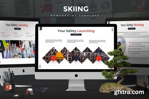 Skiing - Powerpoint Google Slides and Keynote Templates