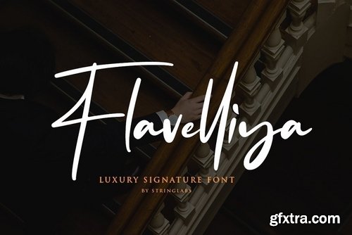 CM - Flavellya - Luxury Signature Font 3941383