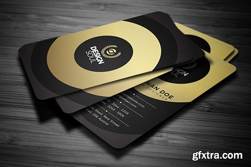 Gold Creative Business Card