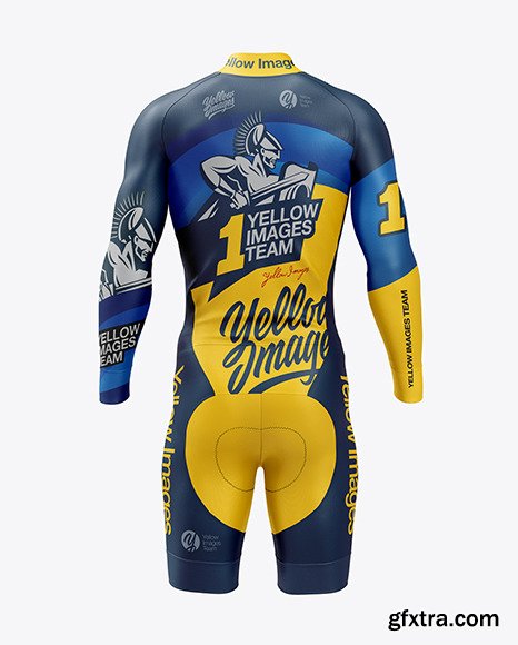 Men’s Cycling Kit Mockup 46323