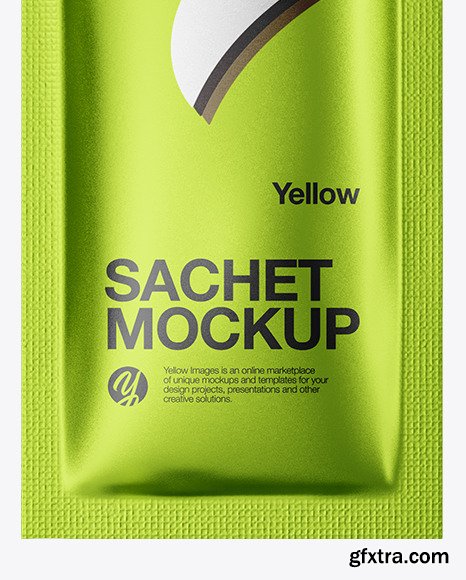 Metallic Sachet Mockup 46319