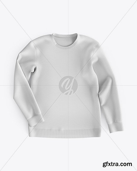 Sweatshirt Mockup - Top View 46310