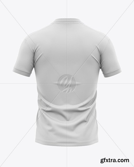 Men’s Soccer V-Neck Jersey Mockup 46309