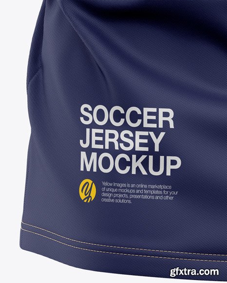 Men’s Soccer V-Neck Jersey Mockup 46309