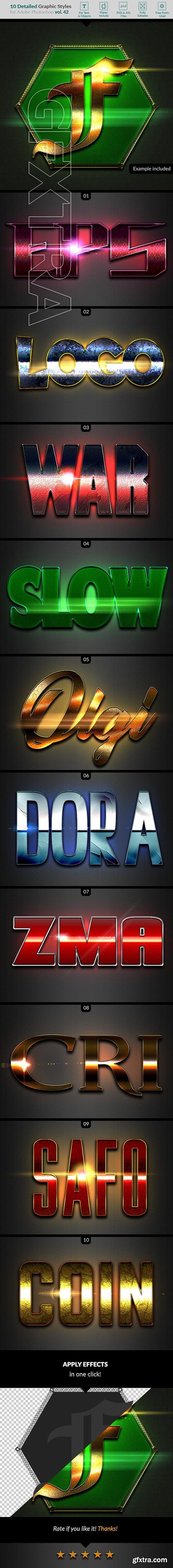 GraphicRiver - 10 Text Effects Vol. 42 23990797