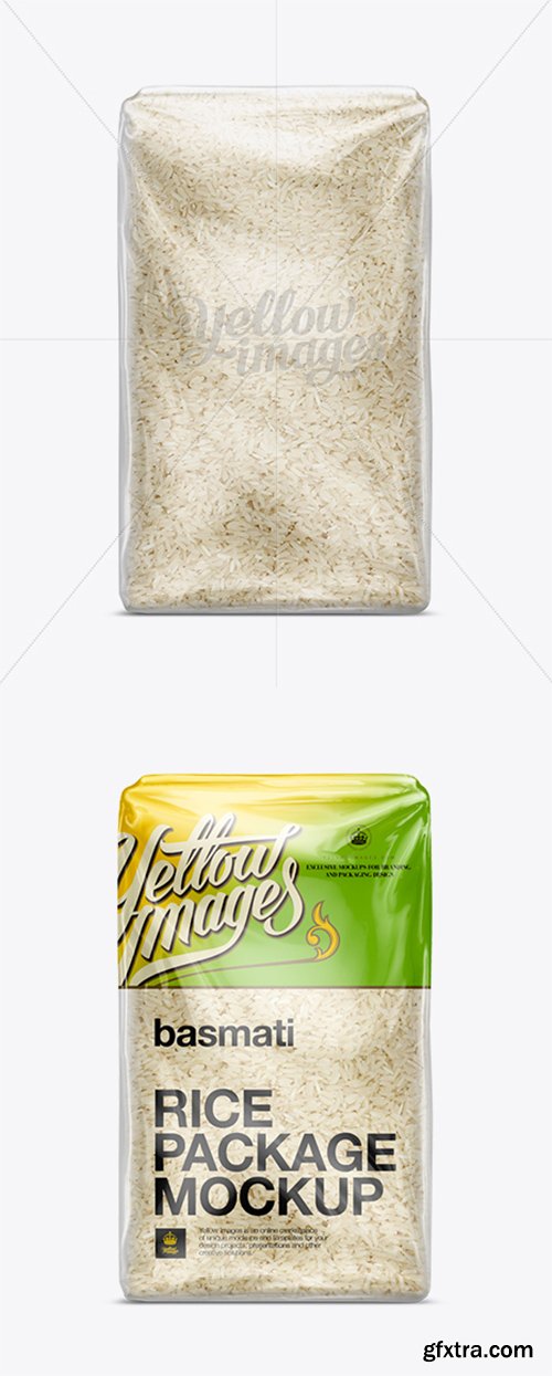 Basmati Rice Package Mockup 11392