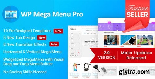 CodeCanyon - WP Mega Menu Pro v2.1.0 - Responsive Mega Menu Plugin - 19190840