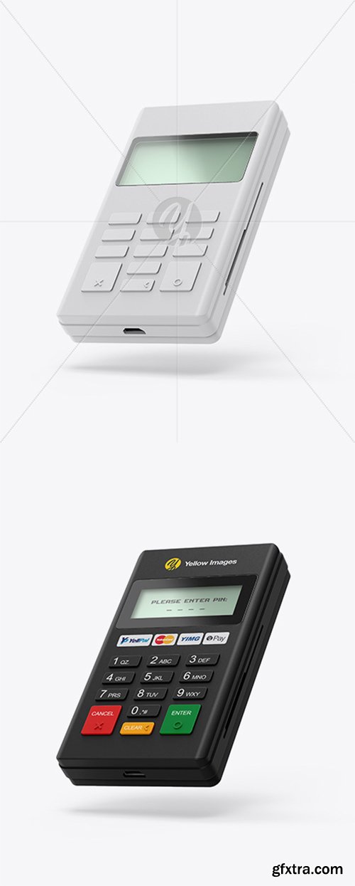 Mobile Payment Terminal Mockup 36816