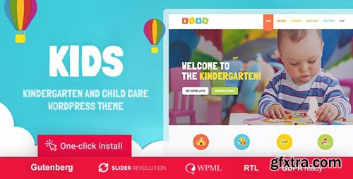 ThemeForest - Kids v1.1.5 - Day Care & Kindergarten WordPress Theme for Children - 16896957